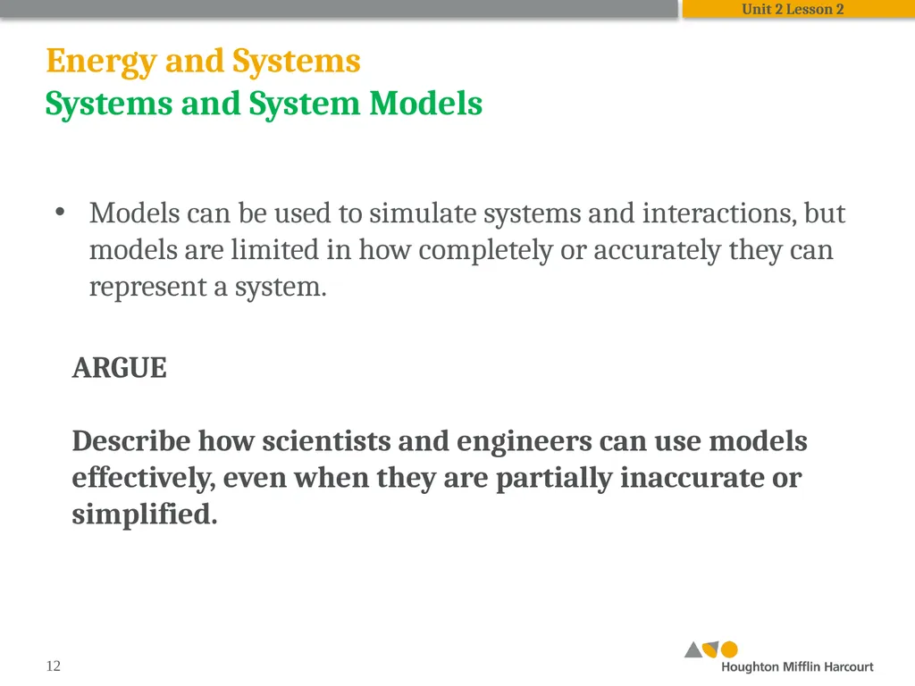 HMH Science Dimensions Physics Unit 2: Energy and - slide 12 of 37