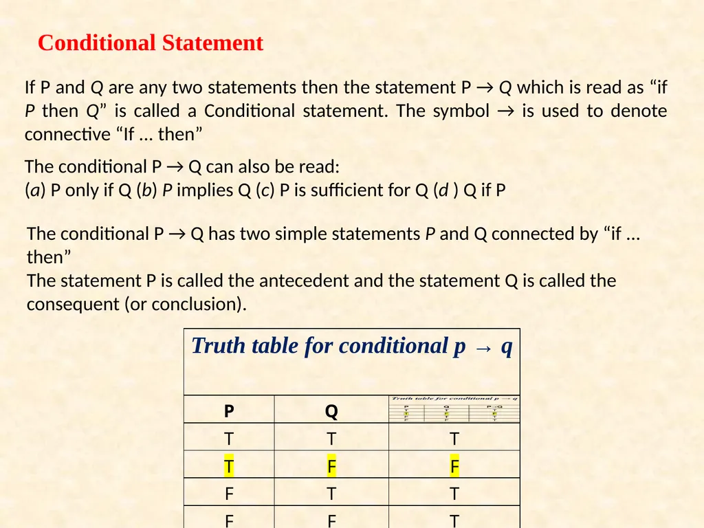 Topic : LOGIC-INTRODUCTION & LOGIC LAWS Subject - slide 12 of 25
