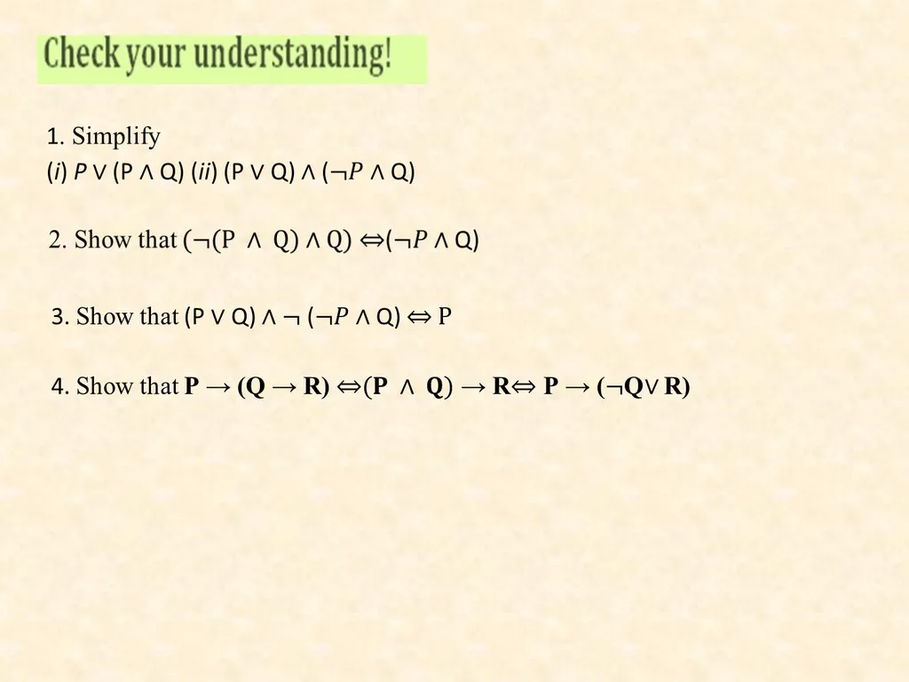Topic : LOGIC-INTRODUCTION & LOGIC LAWS Subject - slide 25 of 25