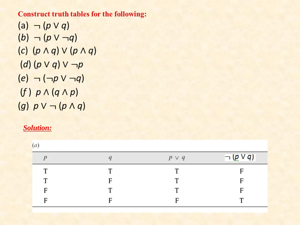 Topic : LOGIC-INTRODUCTION & LOGIC LAWS Subject - slide 8 of 25
