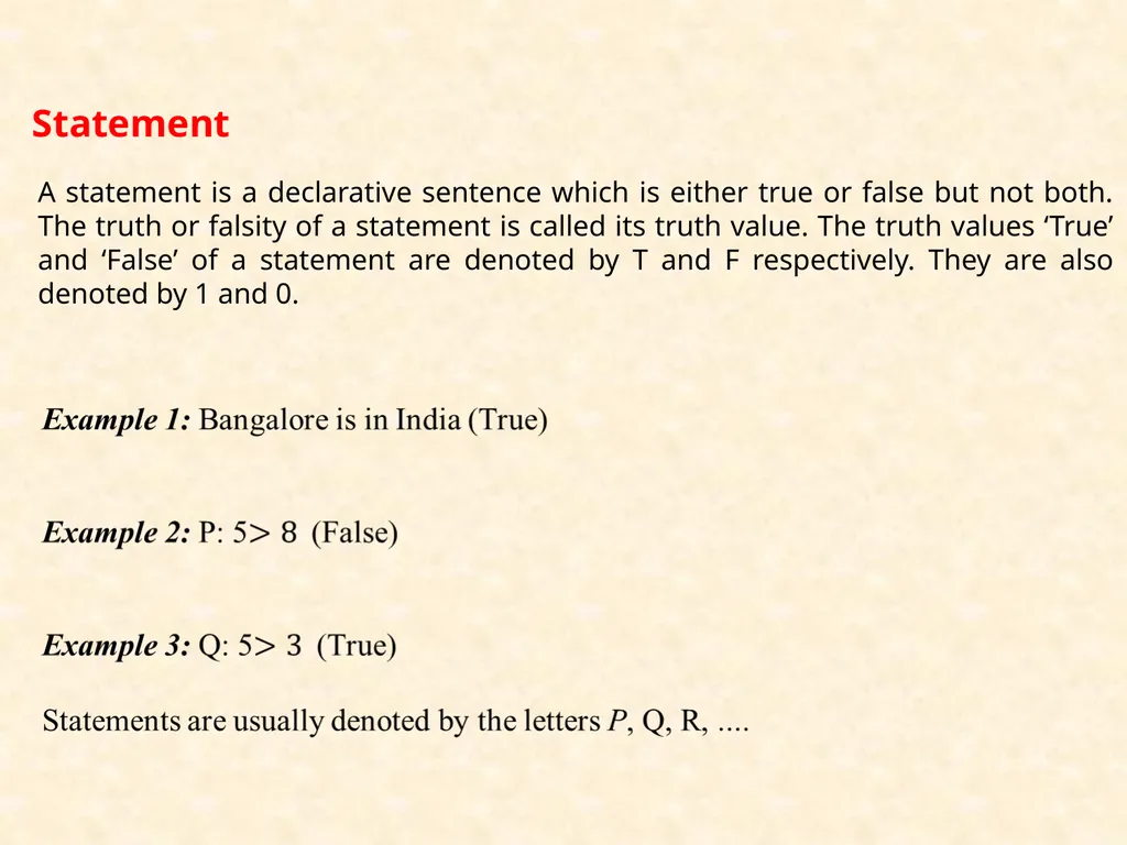 Topic : LOGIC-INTRODUCTION & LOGIC LAWS Subject - slide 3 of 25