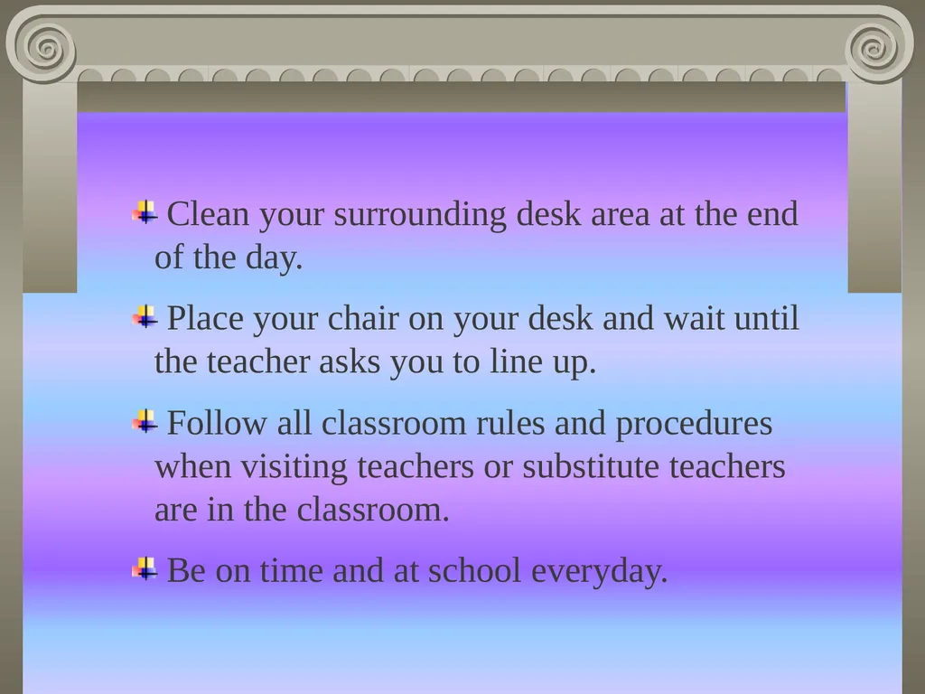 MRS.GREENHOUSE'S THIRD GRADE PRODUCTION PROCEDURES - slide 7 of 10