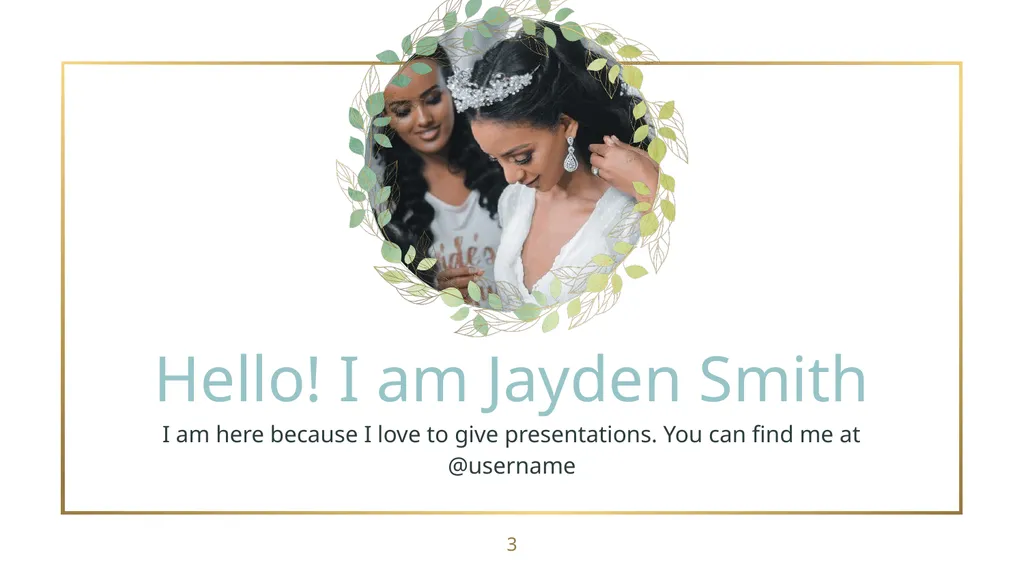 This is Your Presentation Title Instructions for - slide 3 of 39