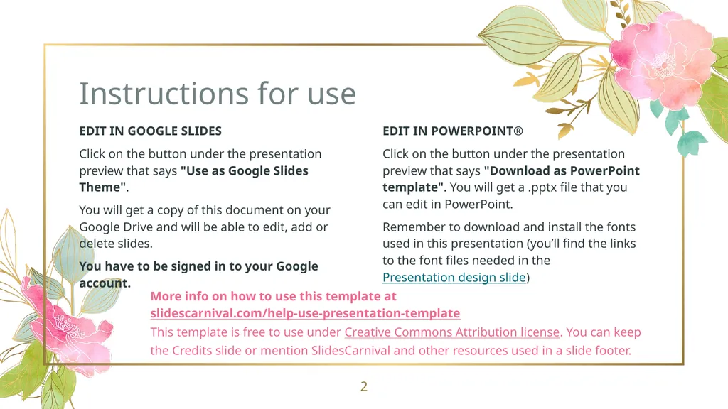 This is Your Presentation Title Instructions for - slide 2 of 39