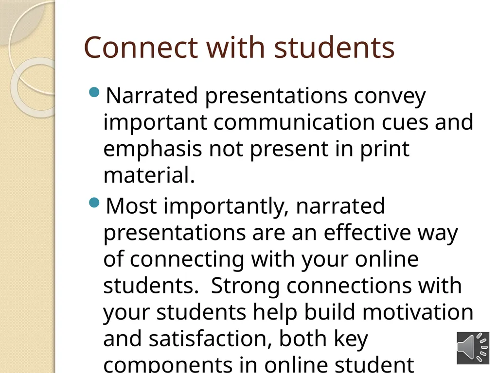 Using Narrated PowerPoint Presentations This - slide 8 of 8