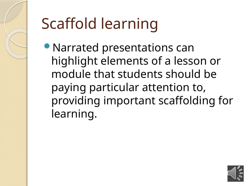 Using Narrated PowerPoint Presentations This - slide 2 of 8