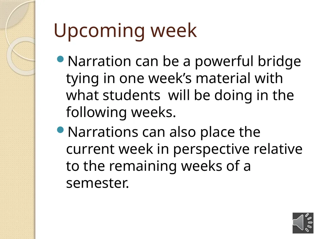 Using Narrated PowerPoint Presentations This - slide 5 of 8