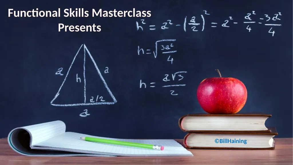 Functional Skills Masterclass Presents - slide 1 of 15