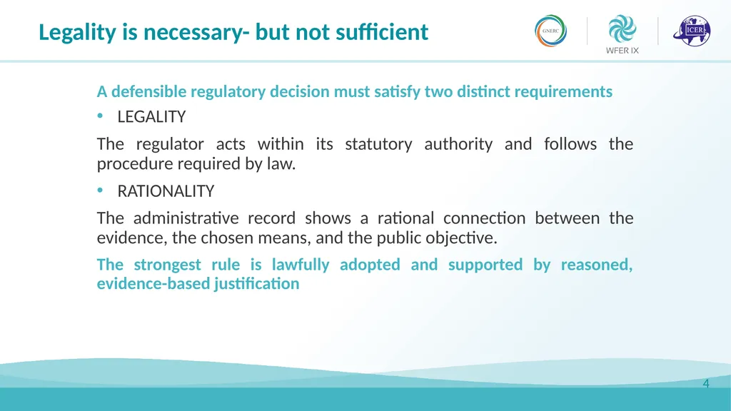 Rationality and Effectiveness in Regulation Luis - slide 4 of 15
