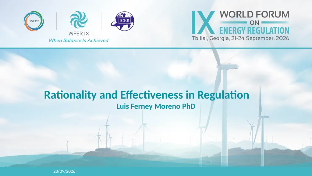 Rationality and Effectiveness in Regulation Luis - slide 1 of 15