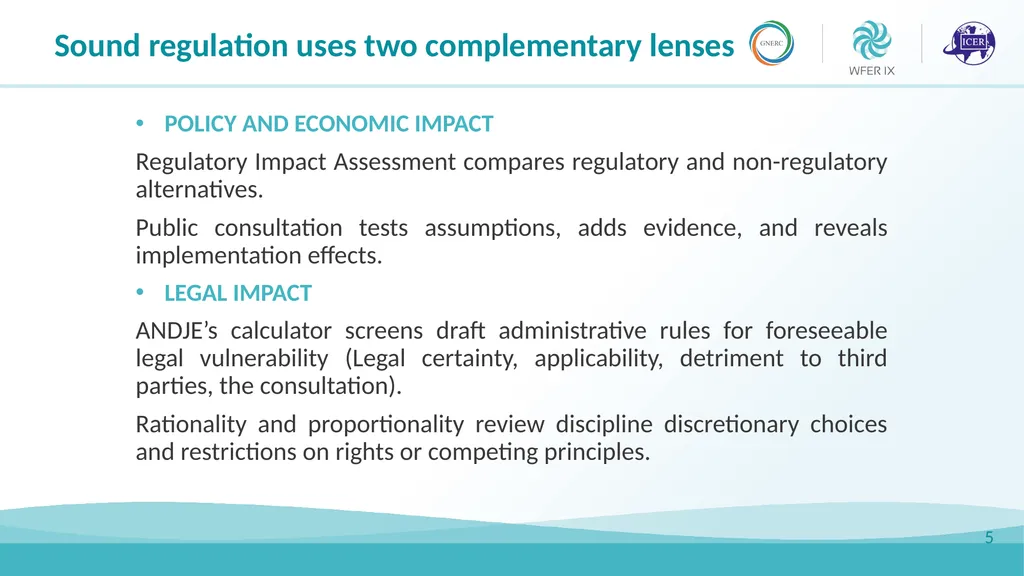 Rationality and Effectiveness in Regulation Luis - slide 5 of 15