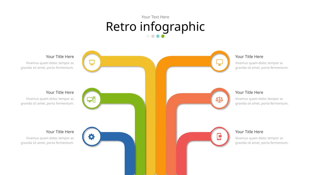 Retro infographic Your Text Here Retro infographic - slide 5 of 16