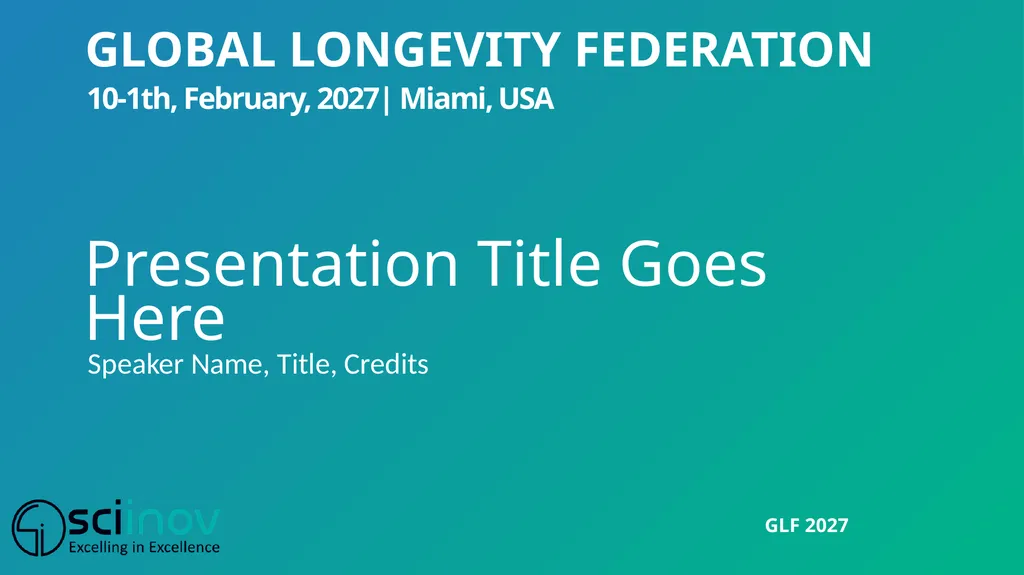 Presentation Title Goes Here Speaker Name, Title, - slide 1 of 6