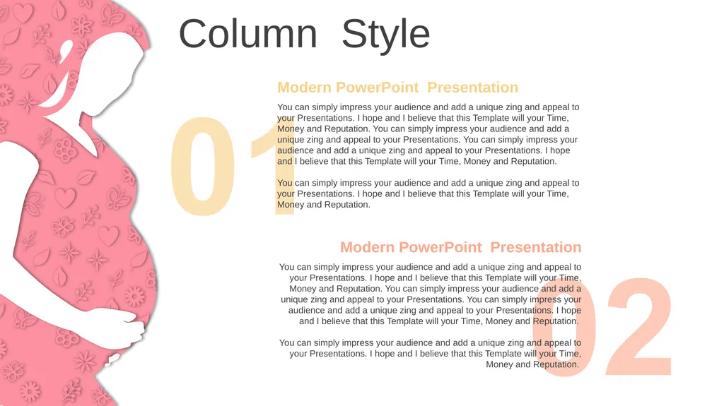 Free Pregnant Care PPT Templates - slide 42 of 48