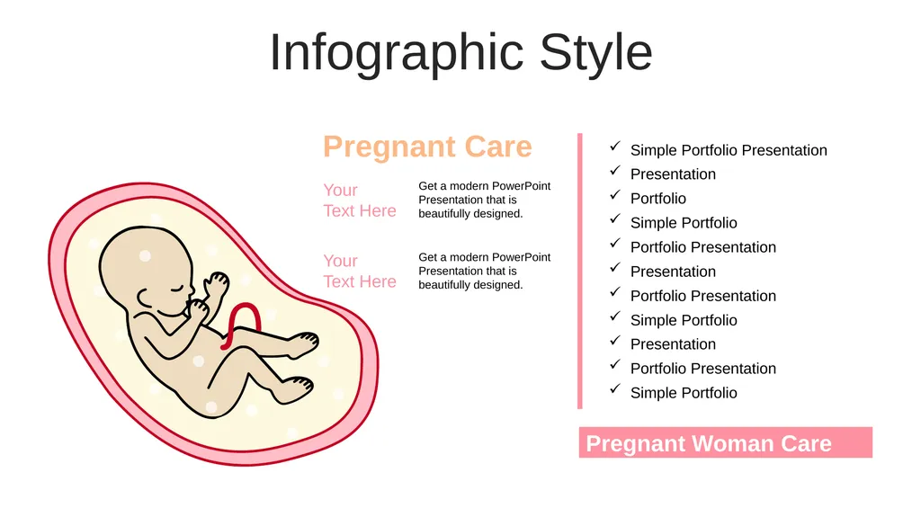 Free Pregnant Care PPT Templates - slide 13 of 48
