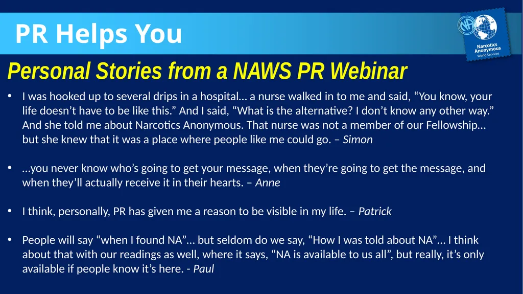 Public Relations: Why it’s important. Why Should I - slide 5 of 18