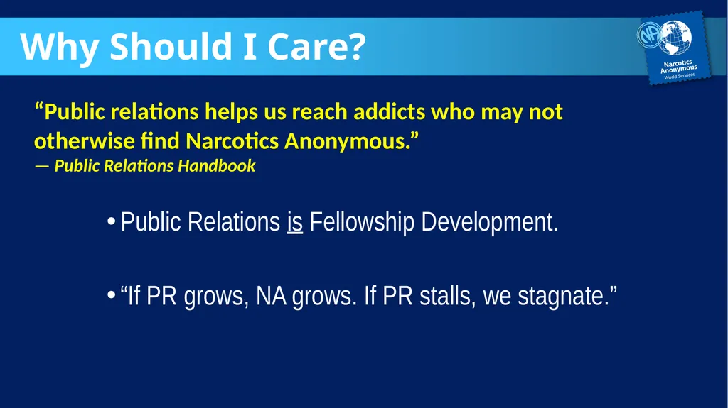 Public Relations: Why it’s important. Why Should I - slide 2 of 18
