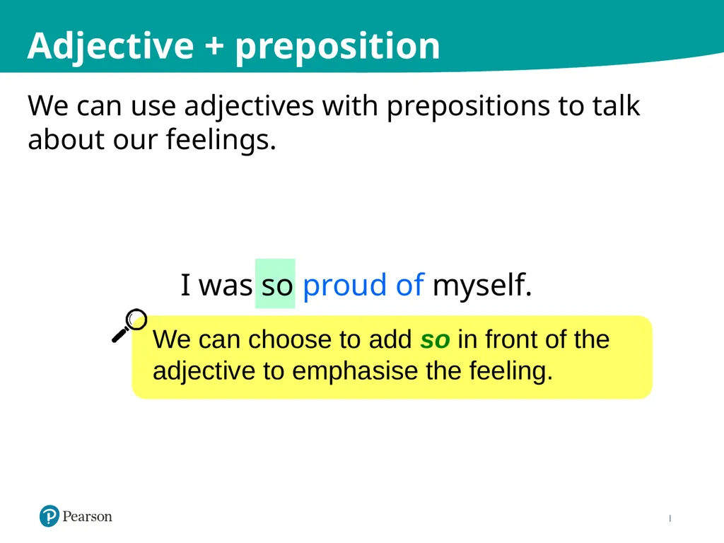 © Pearson Education Limited Adjectives with - slide 9 of 22