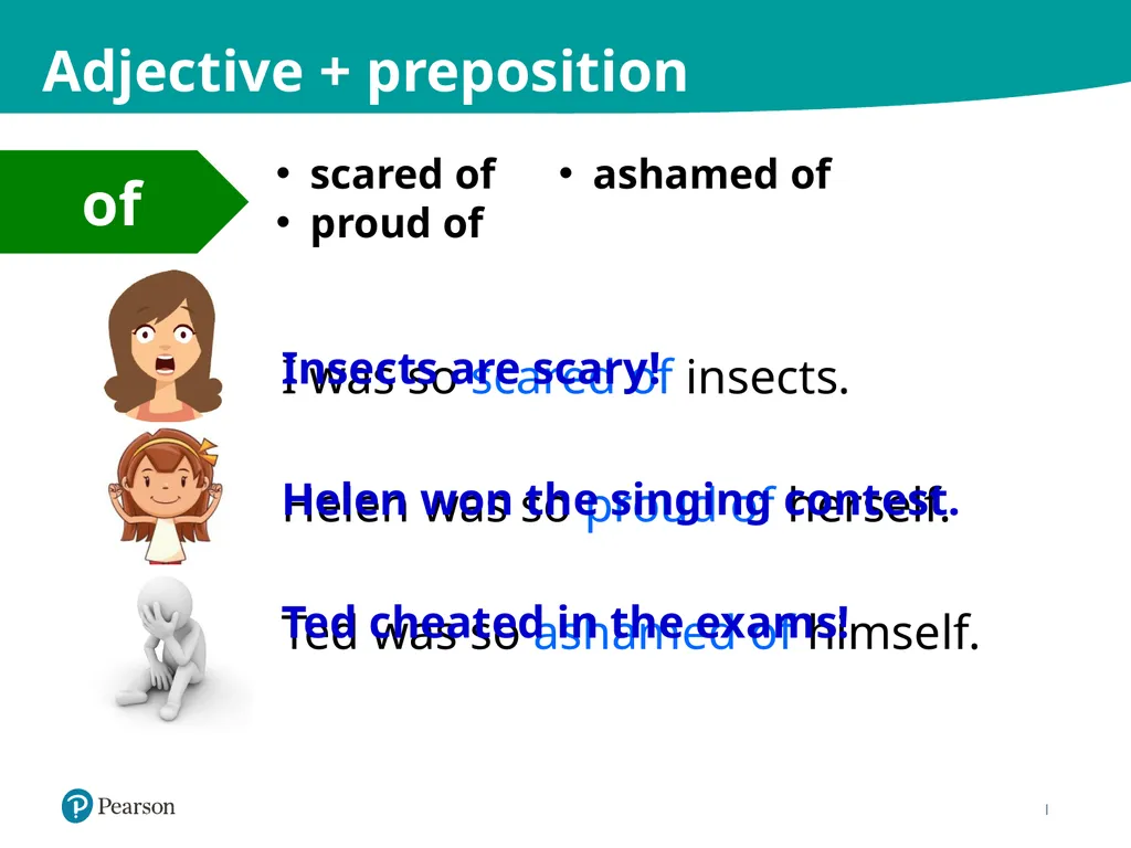 © Pearson Education Limited Adjectives with - slide 14 of 22