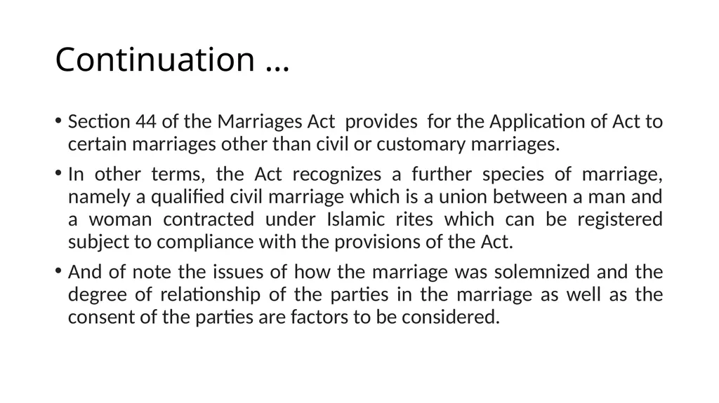 MARRIAGES ACT CHAPTER 5.17 Prisca Dube Zimbabwe - slide 13 of 24