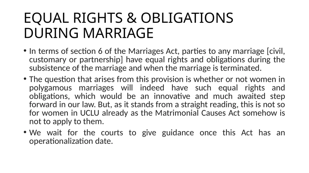 MARRIAGES ACT CHAPTER 5.17 Prisca Dube Zimbabwe - slide 16 of 24