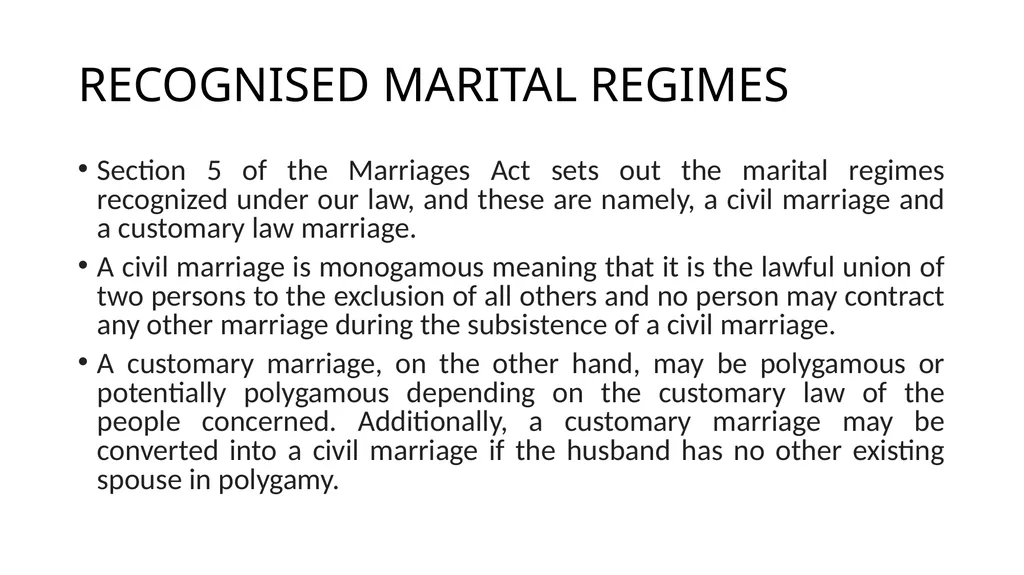 MARRIAGES ACT CHAPTER 5.17 Prisca Dube Zimbabwe - slide 12 of 24