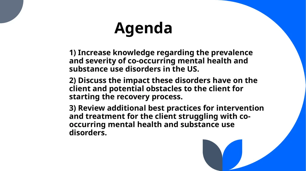“Co-Occurring Disorders and Recovery Support” The - slide 2 of 41