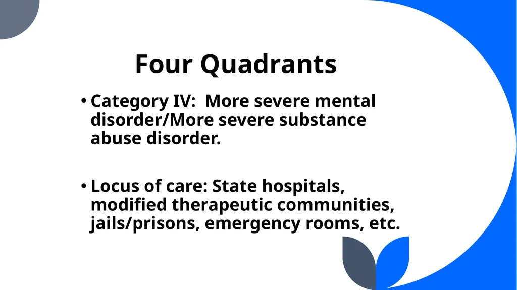 “Co-Occurring Disorders and Recovery Support” The - slide 24 of 41