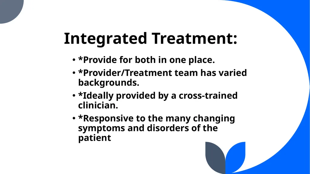 “Co-Occurring Disorders and Recovery Support” The - slide 18 of 41