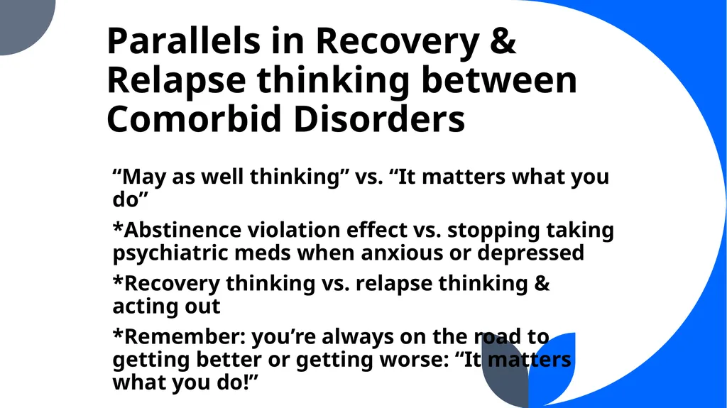 “Co-Occurring Disorders and Recovery Support” The - slide 32 of 41