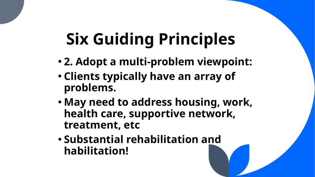 “Co-Occurring Disorders and Recovery Support” The - slide 26 of 41