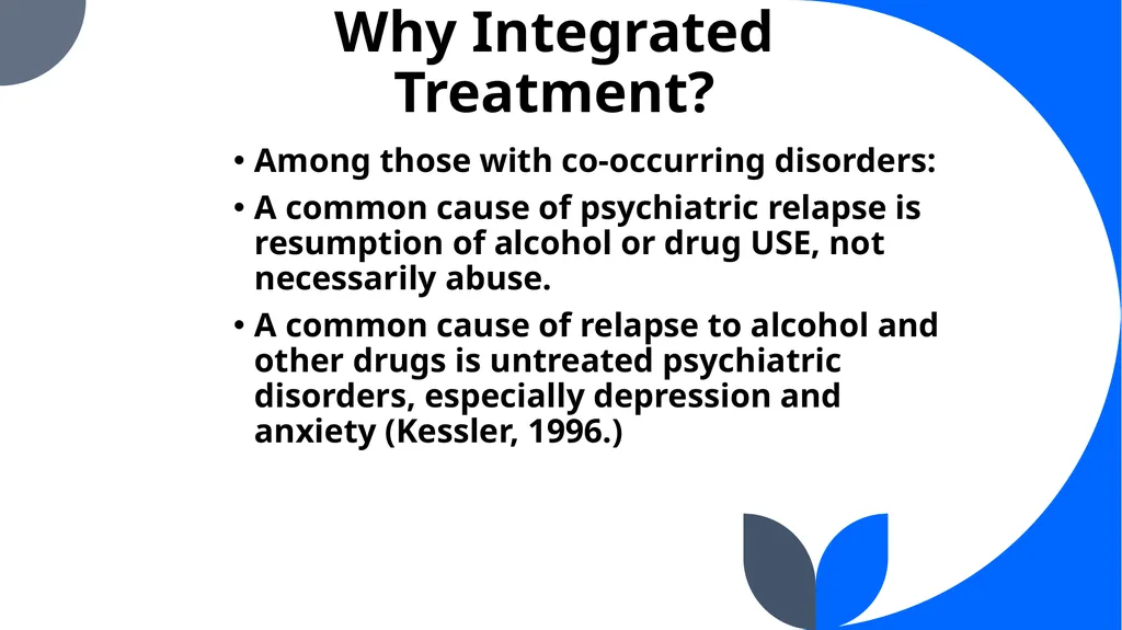 “Co-Occurring Disorders and Recovery Support” The - slide 19 of 41