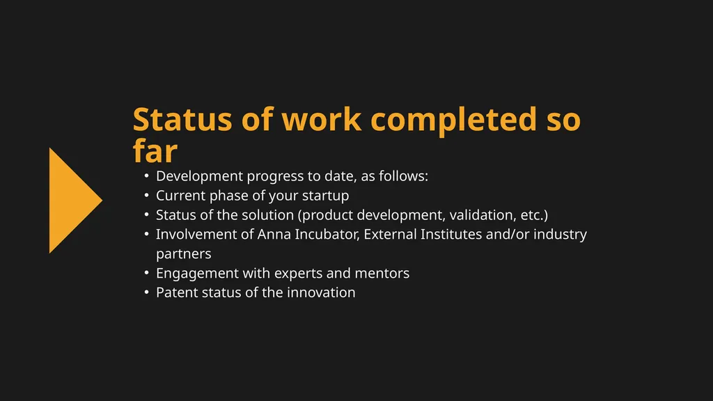 One-Line Pitch / Business Summary Primary Location - slide 6 of 12