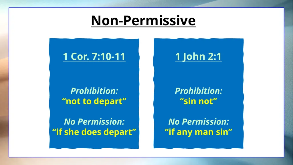1 Corinthians 7 The Overview The Setting The - slide 30 of 38