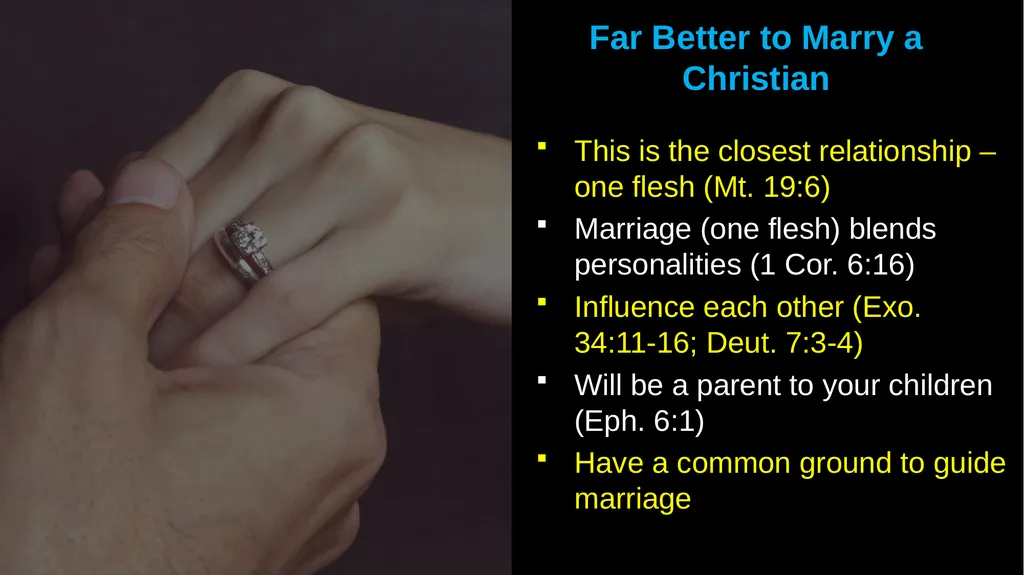 1 Corinthians 7 The Overview The Setting The - slide 37 of 38