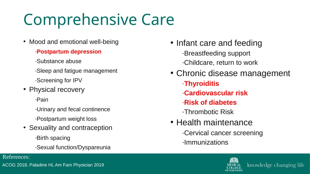 The 4th Trimester: Postpartum Care for Primary - slide 10 of 40