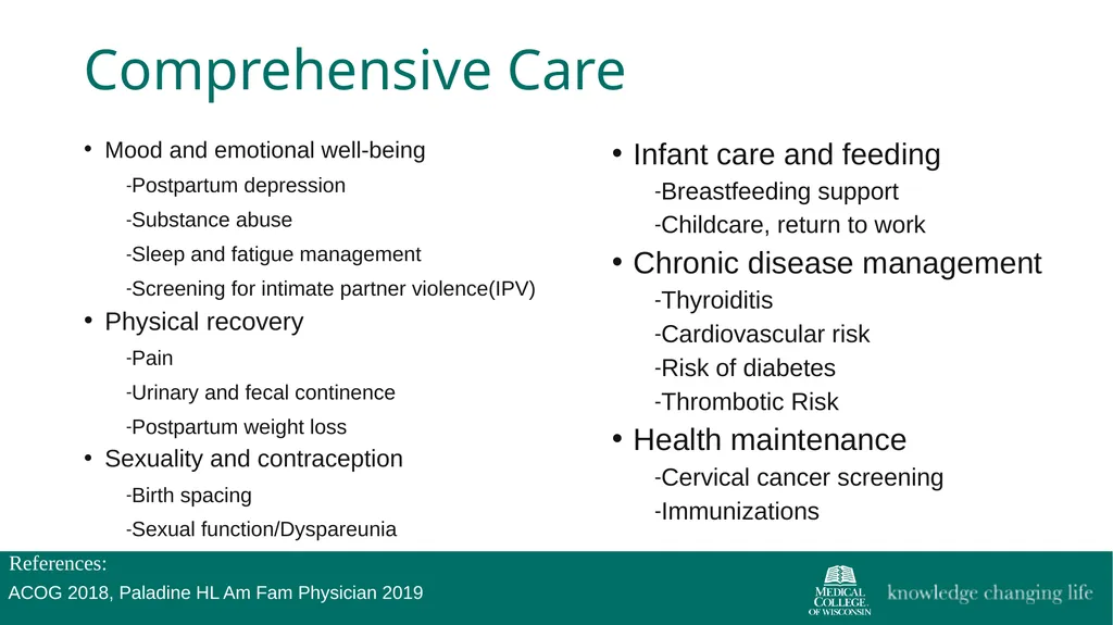 The 4th Trimester: Postpartum Care for Primary - slide 9 of 40