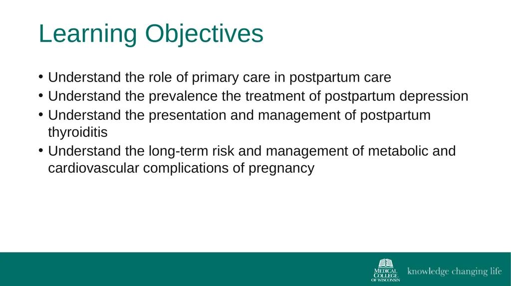 The 4th Trimester: Postpartum Care for Primary - slide 2 of 40
