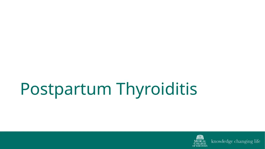 The 4th Trimester: Postpartum Care for Primary - slide 23 of 40