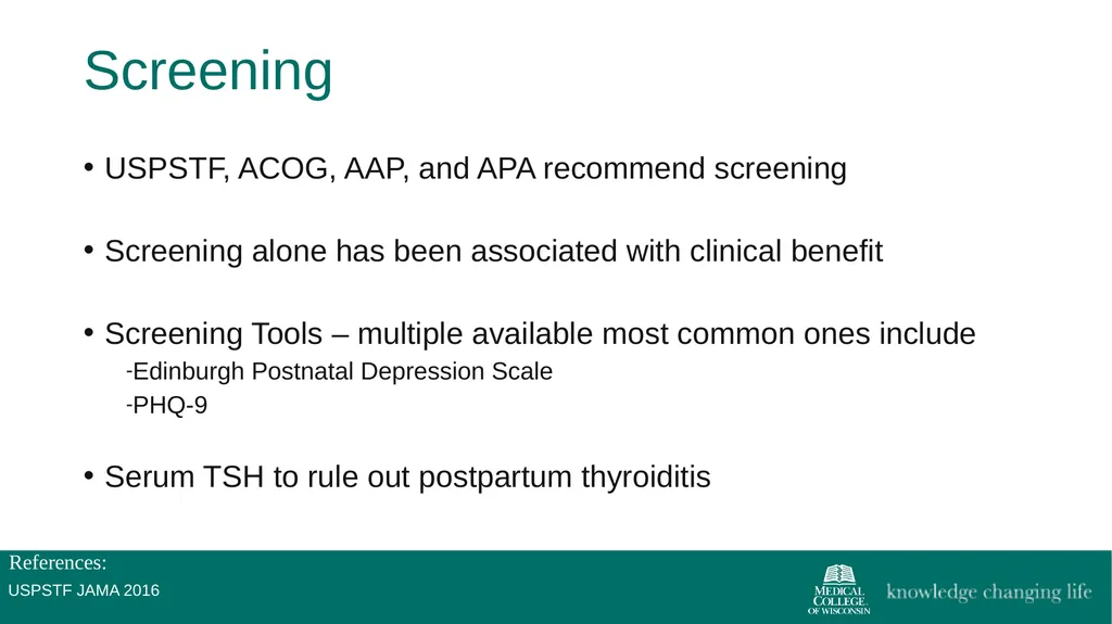 The 4th Trimester: Postpartum Care for Primary - slide 15 of 40