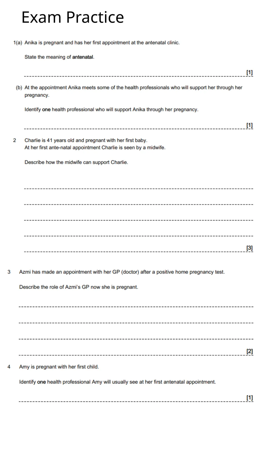 Child Development Revision Guide CNAT OCR TA2 - slide 6 of 63