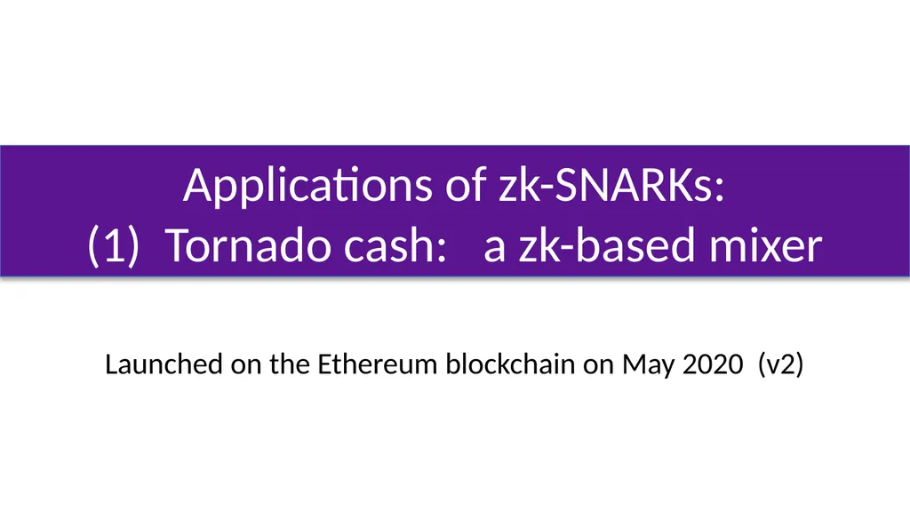 Using zk-SNARKs for Privacy on the Blockchain - slide 23 of 47