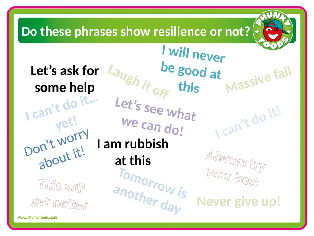 RESILIENCE Assembly WHAT IS RESILIENCE? Bouncing - slide 4 of 12