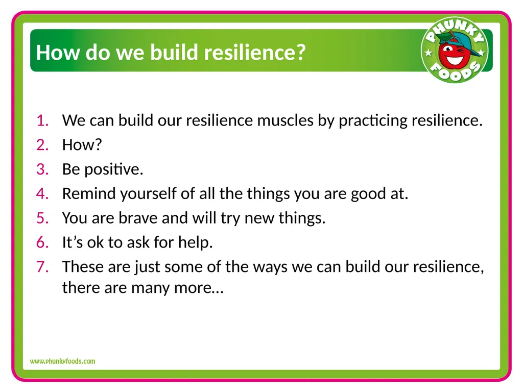 RESILIENCE Assembly WHAT IS RESILIENCE? Bouncing - slide 3 of 12