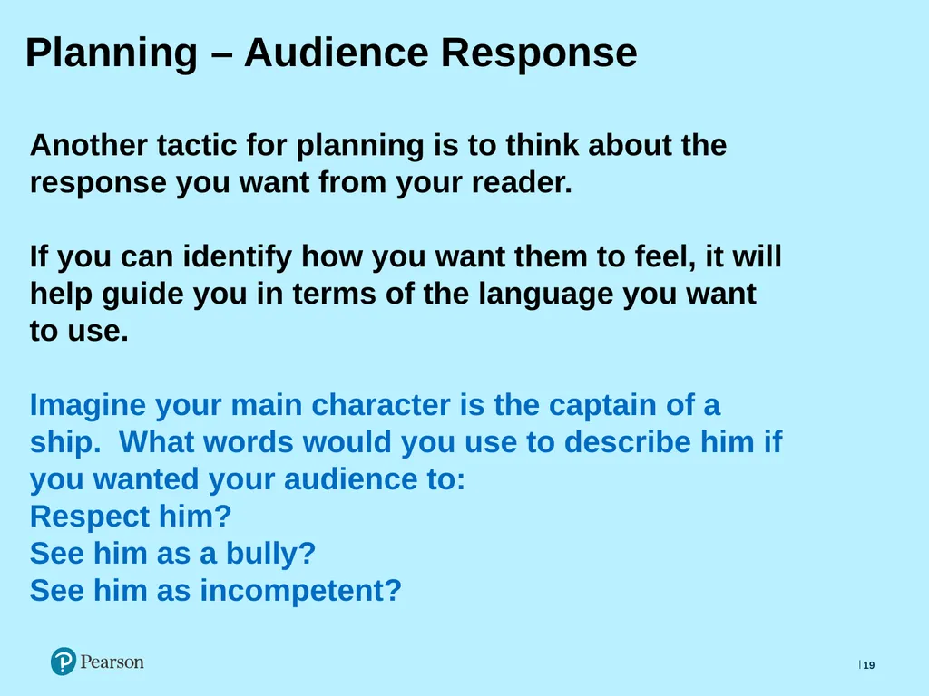 English Language Live Lesson Lesson 5 Creating an - slide 19 of 53