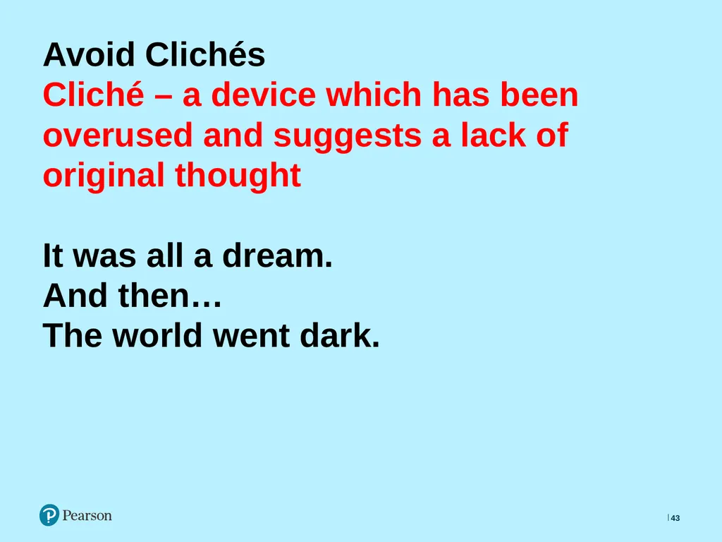English Language Live Lesson Lesson 5 Creating an - slide 43 of 53