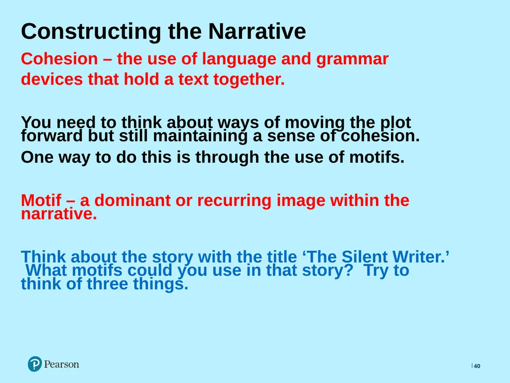 English Language Live Lesson Lesson 5 Creating an - slide 40 of 53