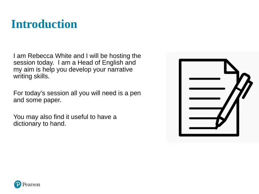 English Language Live Lesson Lesson 5 Creating an - slide 2 of 53
