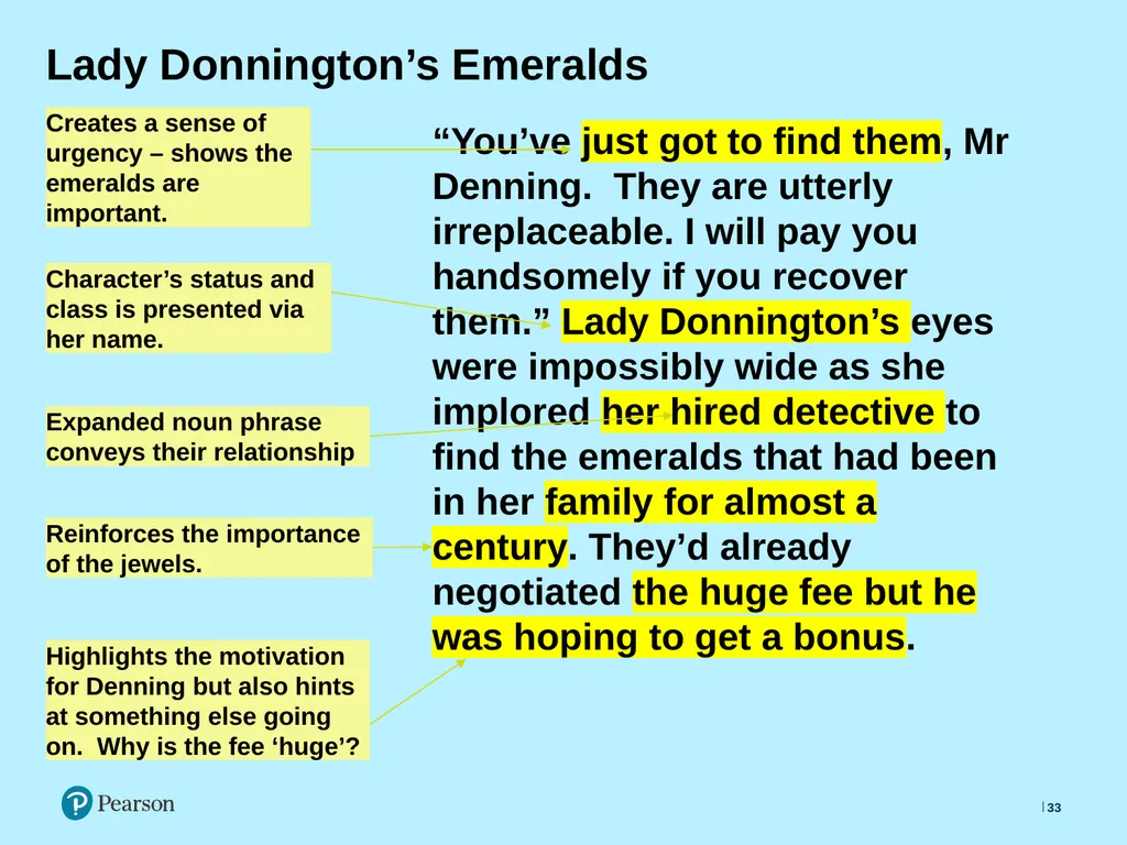 English Language Live Lesson Lesson 5 Creating an - slide 33 of 53