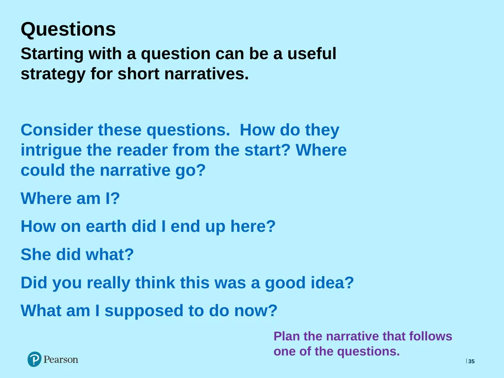 English Language Live Lesson Lesson 5 Creating an - slide 35 of 53